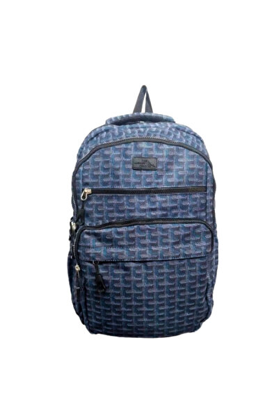 Glanart 5-кишеньковий водонепроникний шкільний рюкзак, тканина інвертекс, екологічний, середня школа, ліцей, розмір P.MAVİ