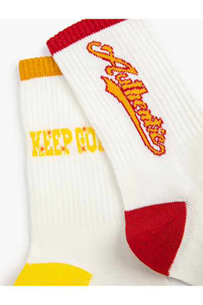 Koton Комплект от 2 колежански чорапи