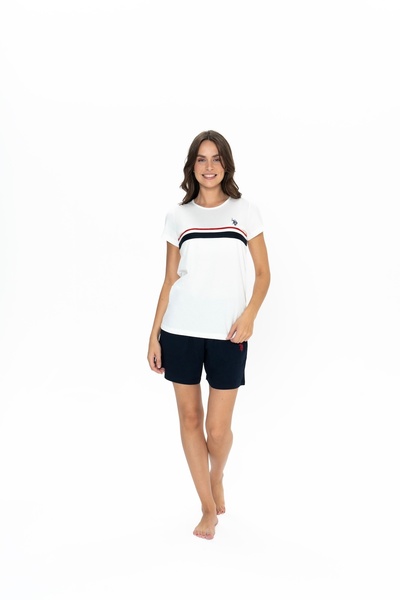 U.S. Polo Assn. U.S. Polo Assn. Women's Pajama Set - Ecru 2Tpt.Y2T0T0G0R3I.Su
