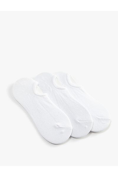 Koton Basic 3-Piece Booties Socks Set