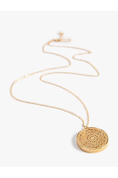 Koton Long Necklace Chain Geometric Shape
