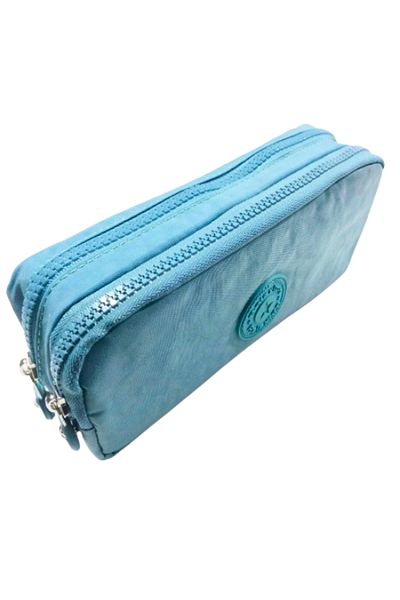 Glanart Turquoise 2-Eye Crinkle Pen Holder