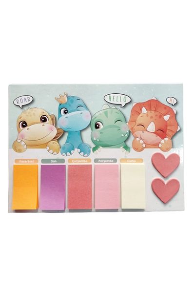Glanart weekly planner adhesive postit set