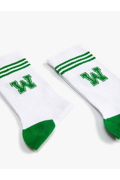 Koton College Socket Socks Processing Detailed