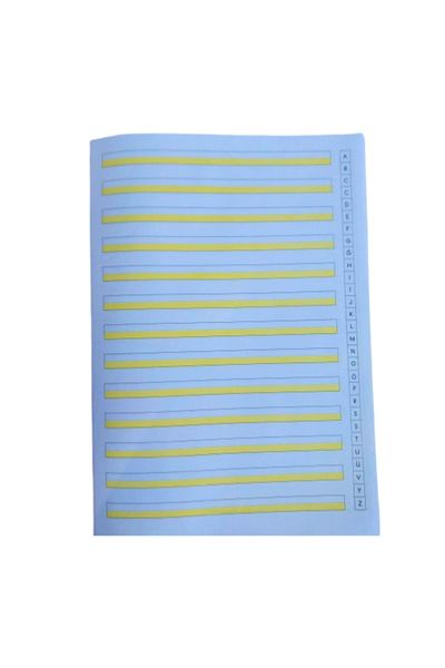 Glanart 2024 nou manual de curriculum caiet de scris frumos cu dungi 2 bucăți dimensiune mare (19x27 cm) 48 pagini