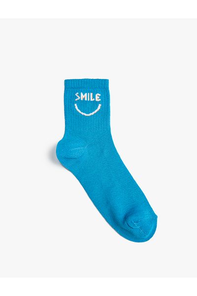 Koton Socket Чорапи Лозунг Бродирани