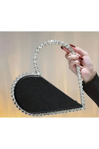 OzzTakı Βραδινή τσάντα με καρδιά