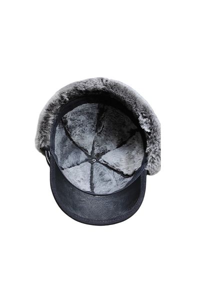 Sir Cliffson Genuine Leather Unisex Brim Pilot Hat