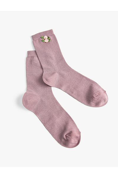 Koton Basic Floral Socks
