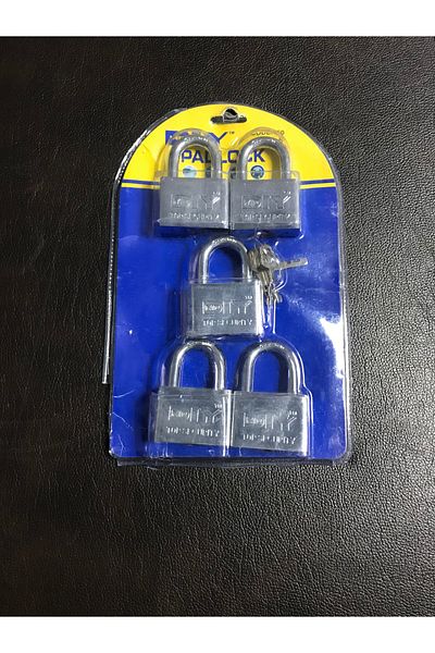 BGA Set of 5 Padlocks with Smart Key 5cm