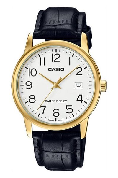 Casio Men's Wristwatch with Yellow Cord and Black Color Guaranteed Calendar