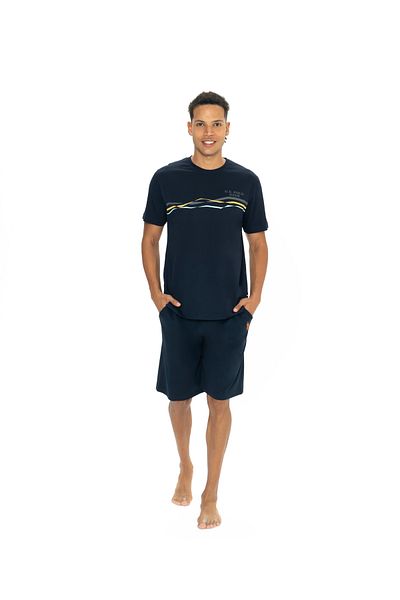 U.S. Polo Assn. Πόλο Ασν. Σετ ανδρικές πιτζάμες Navy Blue - 2TPT.y1t8t8g8r0i.SU