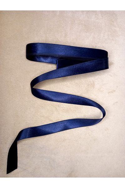 yörük tuhafiye 2 cm Navy Blue Satin Ribbon - 10 Meters (One Ball)