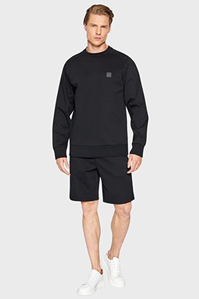 BOSS Erkek Bisiklet Yaka Sweatshirt