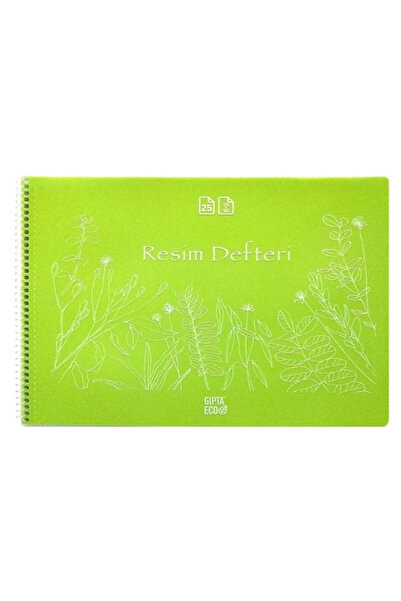 Glanart Gıpta 25x35 cu copertă din plastic - Caiet de desen cu spirală, cu ve...