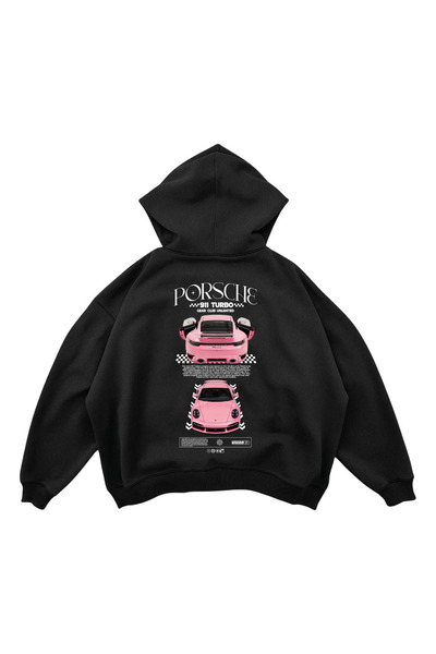 SVART WEAR Porsche GT3RS dizajn premium oversize dukserica sa kapuljačom