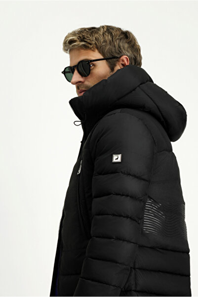 Abdullah Kiğılı Hooded Sports Puffer Jacket