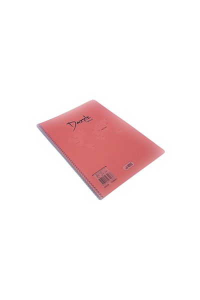 Umut غطاء A4 Pp Spral Notebook 40 ورقة مربعة 1 قطعة