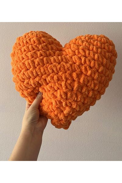 Alze Aksesuar Puffy Heart Pillow