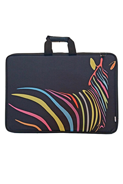 Glanart askılı, fermuarlı 35x50 resim çantası su geçirmez ketenli kumaş 35x50...