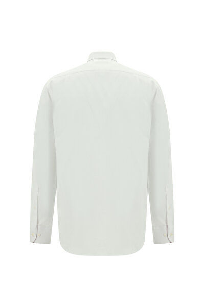 Abdullah Kiğılı Довгорукавна бавовняна сорочка з класичним візерунком