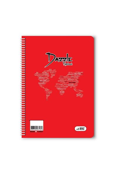 Umut 72 Sheets Unlined / Plain Spiral Notebook A4 Size (1 Piece)