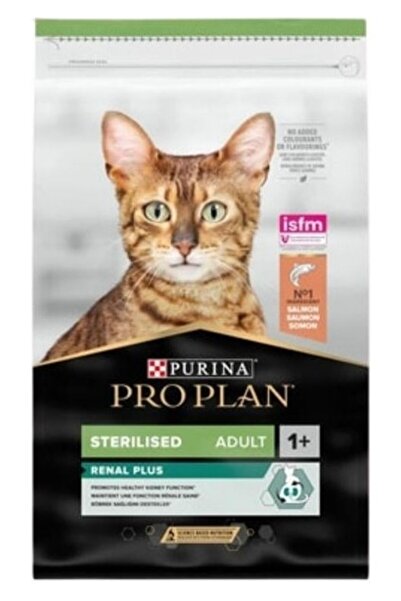 Pro Plan Renal Plus Sterilised Somonlu Kısırlaştırılmış Yetişkin Kedi Maması ...