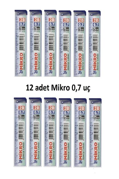 Mikro 0.7 Pen Tip Min 75mm 20 Pieces 12 Pieces