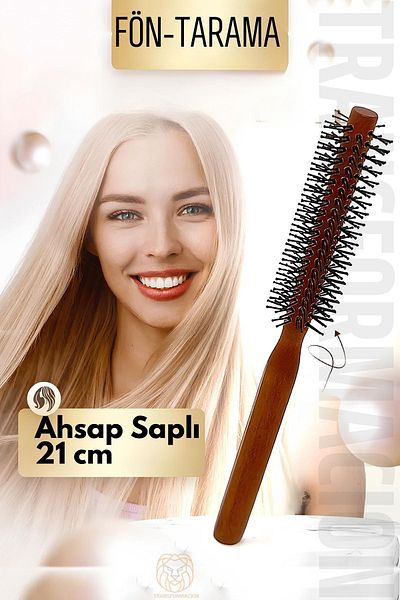 Transformacion Wooden Handle Blow Drying Brush - 721202