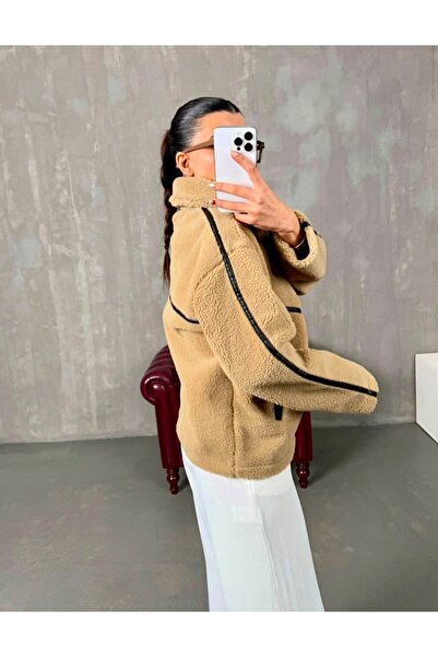 NECCE Teddy Peluş Mont Camel