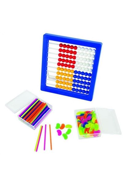 Yıldızlar ABACUS Number Set - COUNTING Stick and COUNT Bean