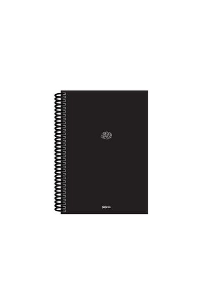 PaPirüs Medium Size Lined Patterned Kraft Notebook with Hard Cover 17 X 23 Cm 100 Yp