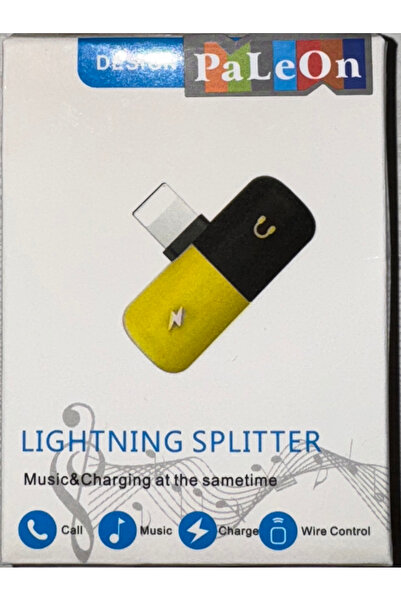 Genel Markalar Lightning Splitter 2in1 Şarj ve Kulaklık Çevirici