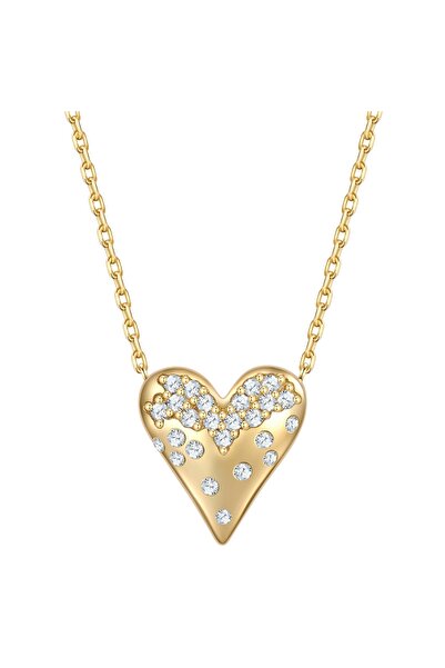 Glanzstücke München Silberhalskette Kette mit Anhänger Sterling Silber gelbgo...