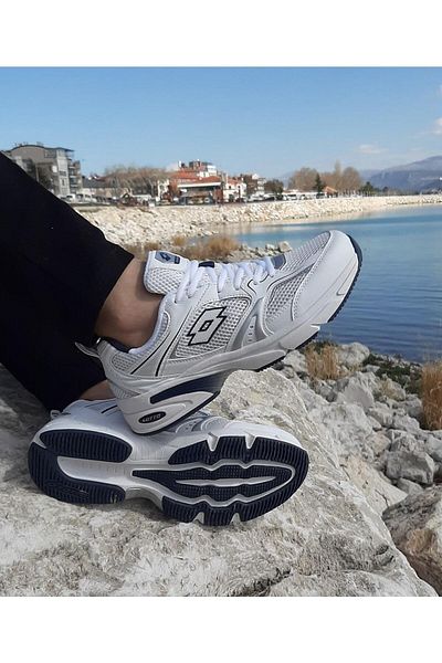 Lotto Athens White-navy Memory Orthopedic Light αθλητικά παπούτσια