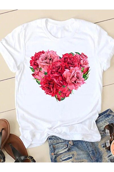 YUNAYT ΓΥΝΑΙΚΕΙΑ ΛΕΠΤΟΜΕΡΗ ΕΚΤΥΠΩΣΗ ΜΕΓΕΘΟΣ ΦΑΡΔΙ ΚΟΜΜΕΝΟ T-SHIRT ΠΟΔΗΛΑΤΟ