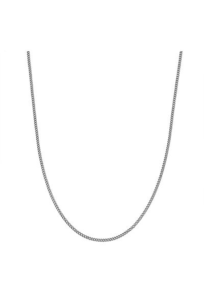 True Rebels Edelstahlhalskette Kette Edelstahl gunmetal