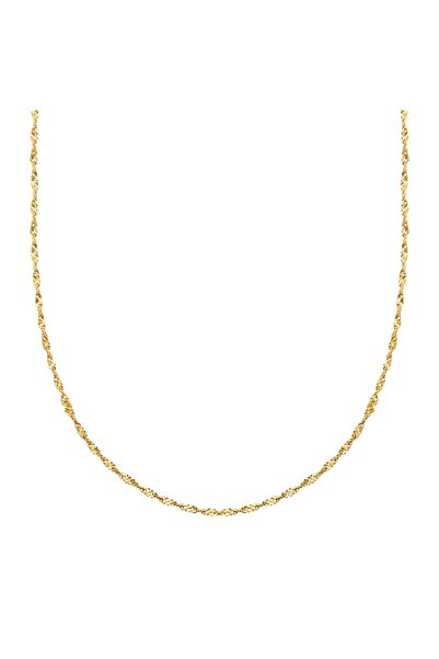 eastside Edelstahlhalskette Kette Edelstahl gelbgold