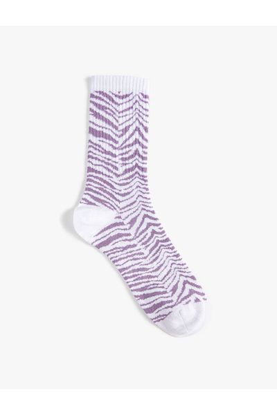 Koton Zebra Patterned Sock Socket
