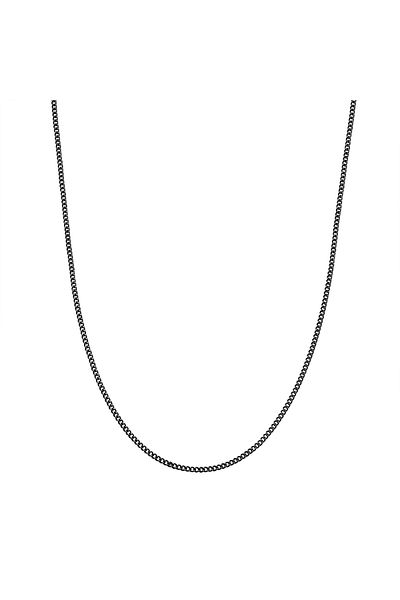 True Rebels Edelstahlhalskette Kette Edelstahl schwarz