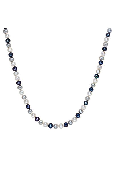 Lulu & Jane Perlenhalskette Kette Süßwasser-Zuchtperle multicolor