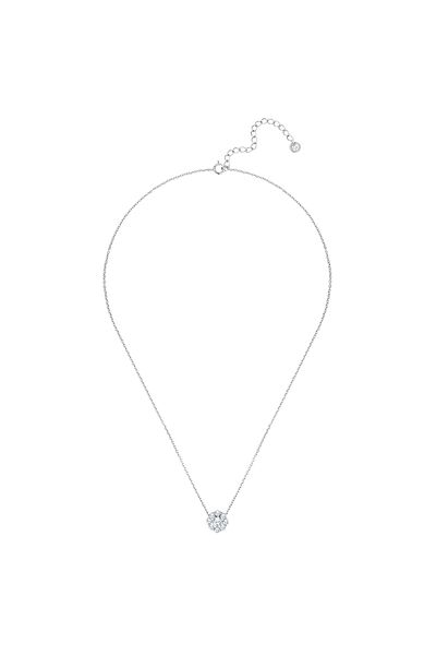 Glanzstücke München Silberhalskette Kette mit Anhänger Sterling Silber Zirkonia weiß