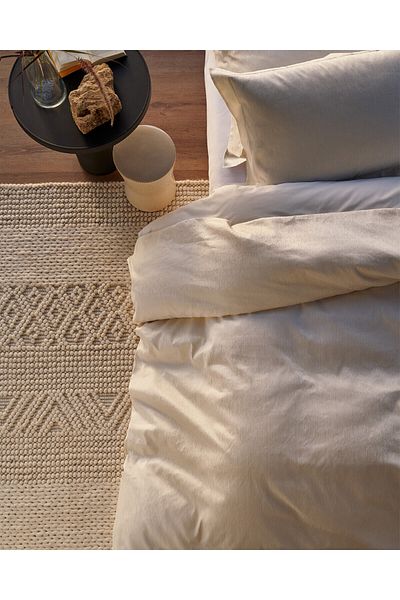 METİNEV High Quality Cotton Satin Duvet Cover Set - Modern