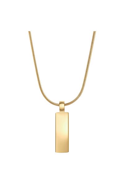 True Rebels Edelstahlhalskette Kette Mit Anhänger Edelstahl Gelbgold