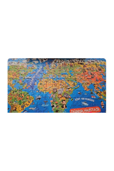 TOYFEST World Culture Map Puzzle Jigsaw - 260 Pieces