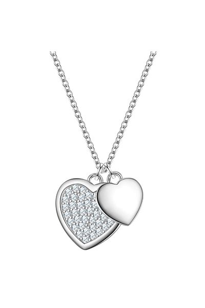 Rafaela Donata Silberhalskette Kette mit Anhänger Sterling Silber Zirkonia weiß