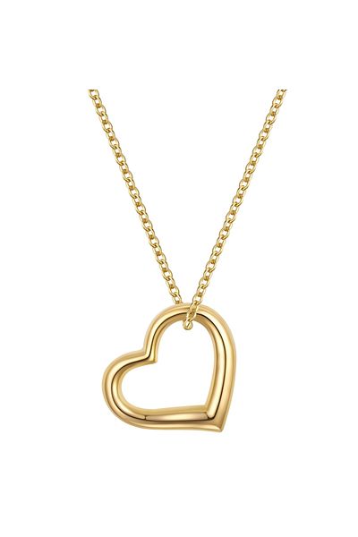 Rafaela Donata Silberhalskette Kette mit Anhänger Sterling Silber gelbgold