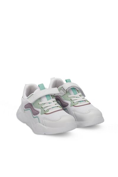 Slazenger Peso I Girls' Sneaker Shoes White / Lilac