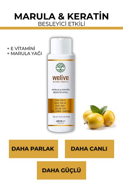 Welive Marula & Keratin Nutritive Care Shampoo 400 ml