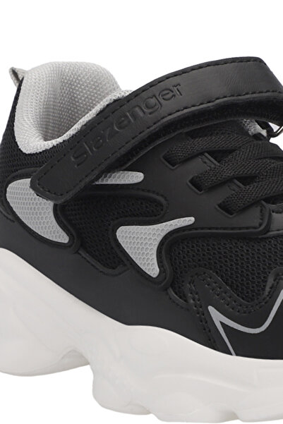 Slazenger Paris Black Unisex Kids Sneaker Shoes
